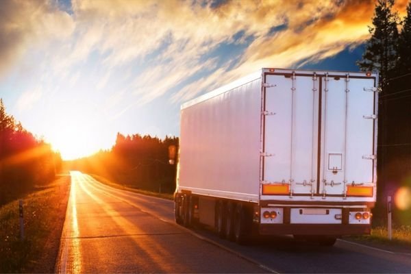 Tatvika truck moving containerised cargo on a national route